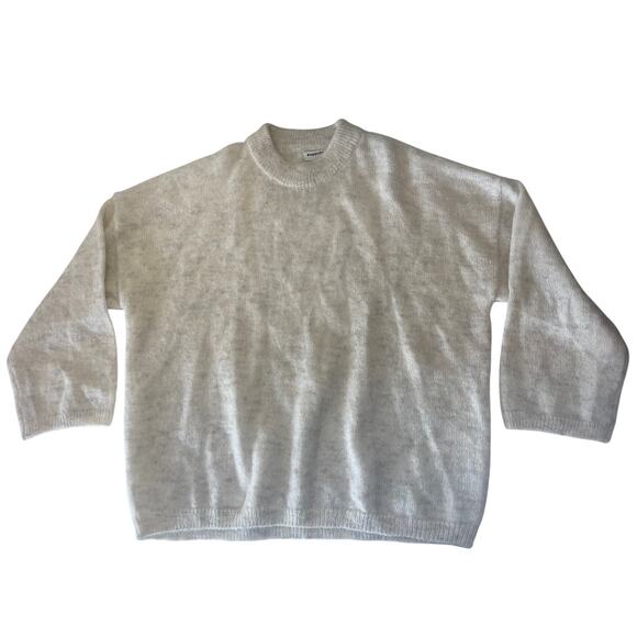 Swedish Kappahl Mohair Wool Blend Mock Neck Sweater Size Womens Large - Picture 1 of 7